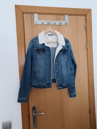 Chaqueta tejana Springfield borrego en el cuello