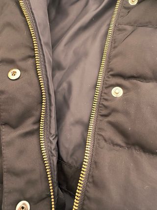 Plumas mujer negro entallado de Zara