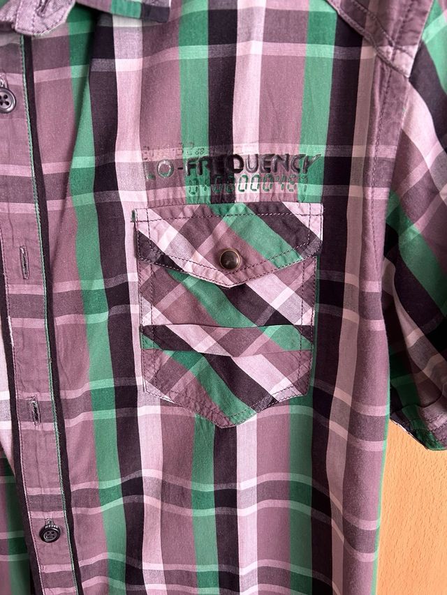 Camisa masculina de manga curta da Grean Coast