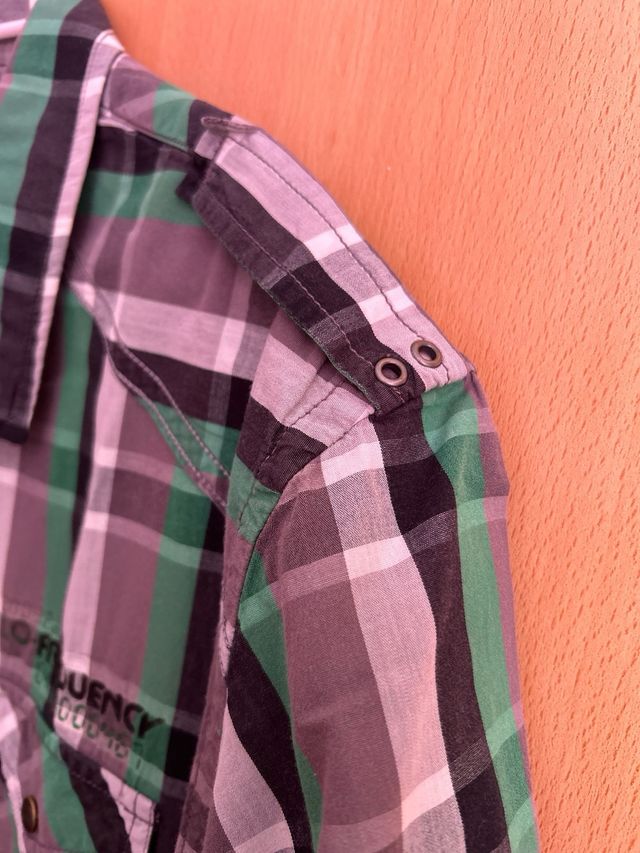 Camisa masculina de manga curta da Grean Coast