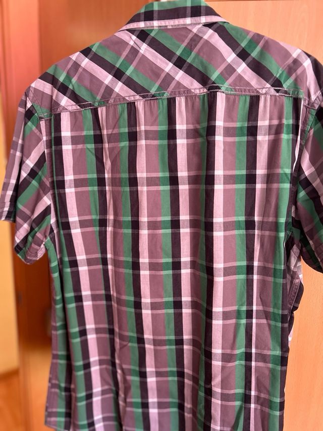 Camisa masculina de manga curta da Grean Coast