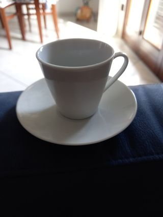 Set 6 tazzine e piattino caffè