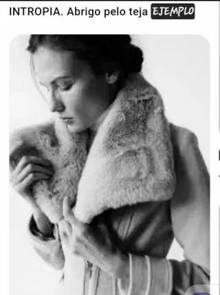 abrigo Intropia cuello (250€ valor)