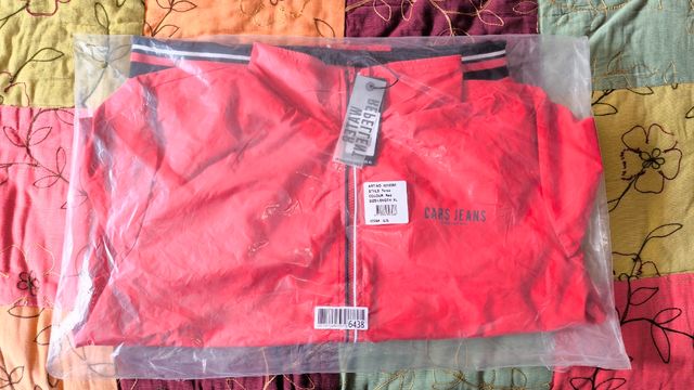 Chaqueta roja hombre Cars Jeans XL 🧥