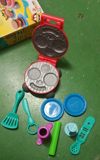 Juego hamburguesería barbacoa de Play-Doh