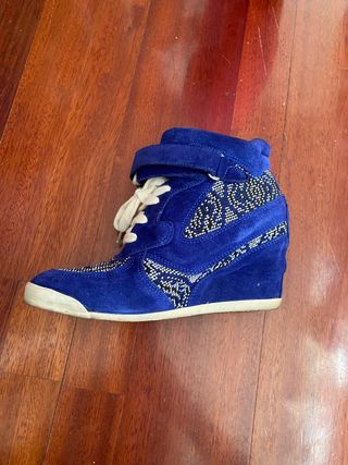 Zapatillas con cuña zara