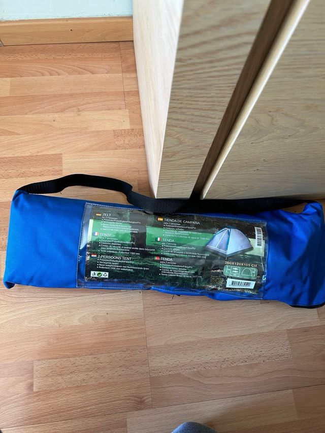 Nova tenda de campismo