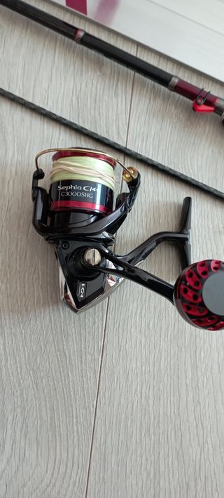 Shimano sephia y carrete sephia