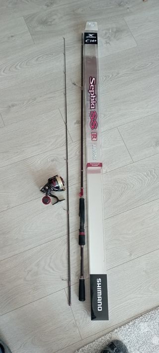 Shimano sephia y carrete sephia