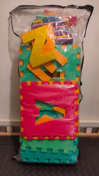 Suelo piezas goma puzzle