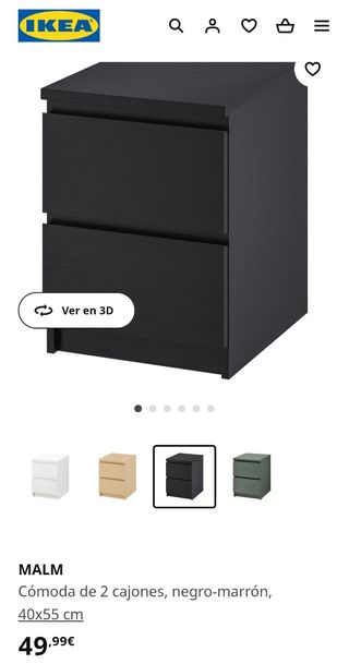 Dos Mesitas Noche Ikea XXL