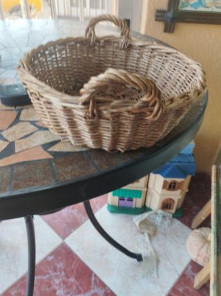 Ocasión cesta 🧺 de mimbre pequeña 24*11