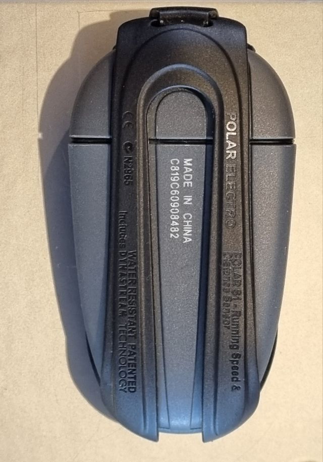 Sensor de velocidad y distancia para running.