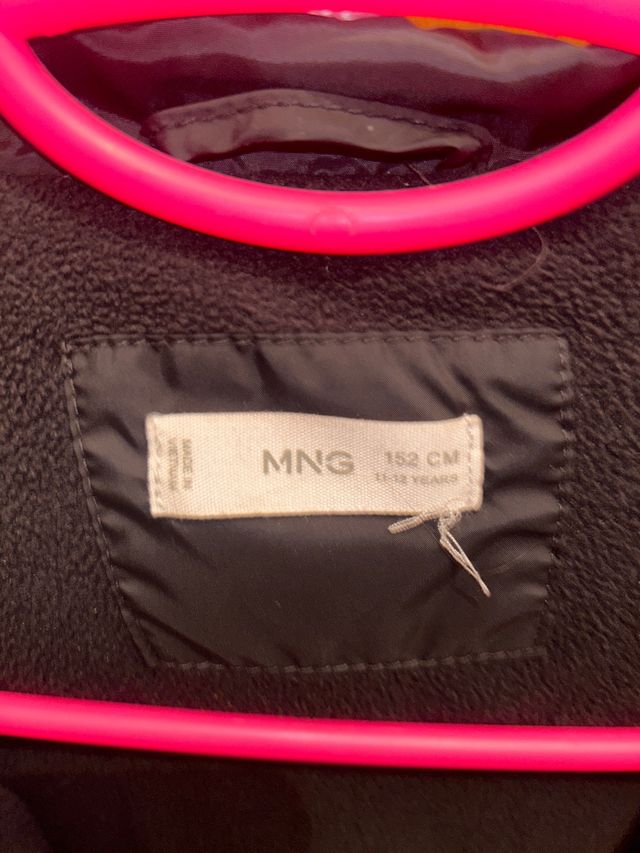 abrigo negro niño o niña talla 11-12