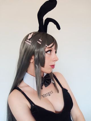 Peluca Estilizada Mai Sakurajima Bunny