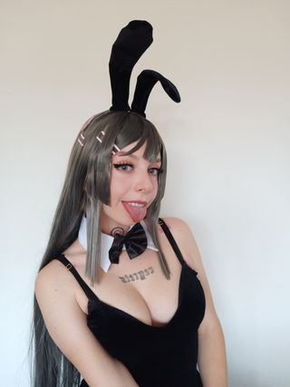 Peluca Estilizada Mai Sakurajima Bunny