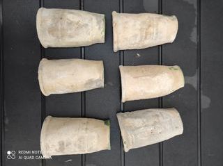 LOTE DE 36 TEJAS ANTIGUAS ESMALTADAS