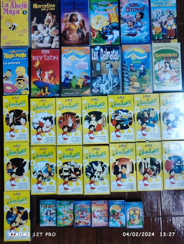Películas VHS Infantiles