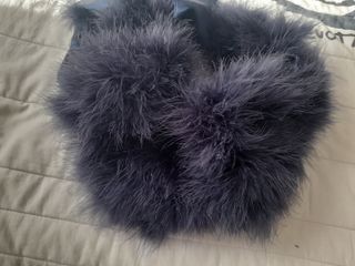 Chal/cuello de pluma de avestruz