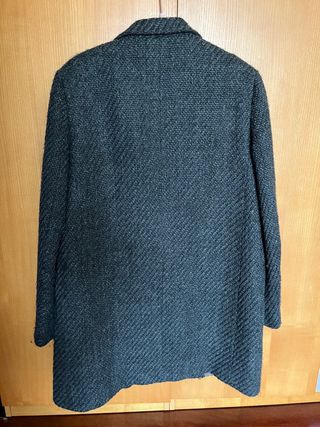 Abrigo lana gris Massimo Dutti 44