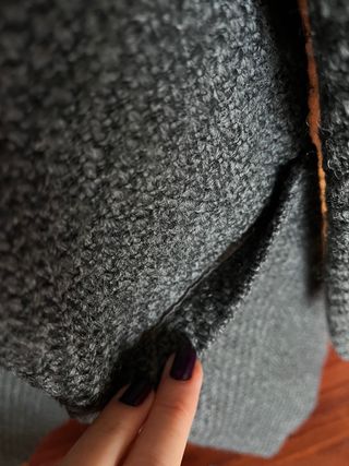 Abrigo lana gris Massimo Dutti 44