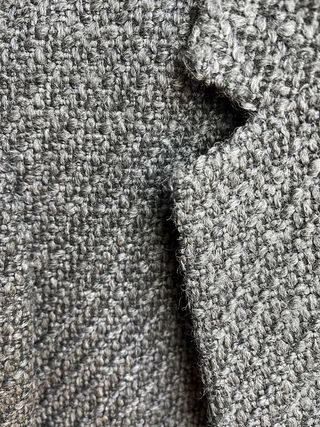 Abrigo lana gris Massimo Dutti 44