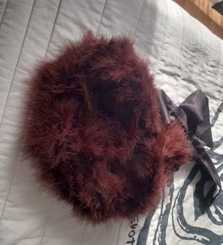 Chal/cuello de pluma de avestruz