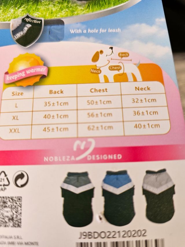 Ropa, chaqueta de invierno para perros 