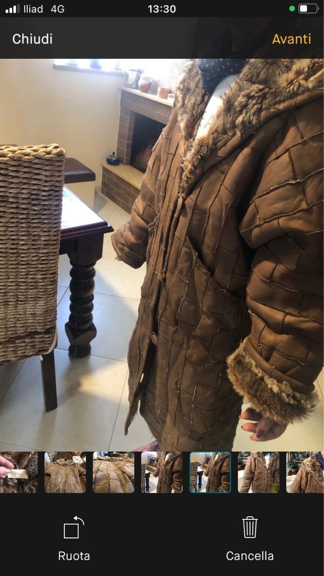 Giaccone donna vintage sartoria italiana