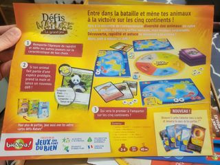 Juego de mesa desafios de la naturaleza