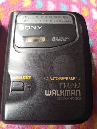 Walkman Sony antiguo más cinta west side story