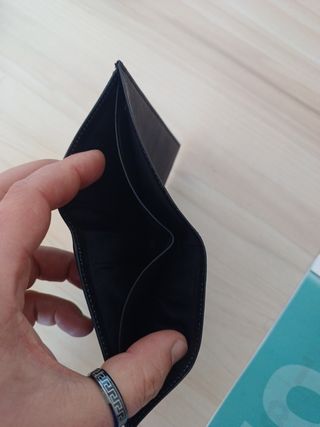 Tarjetero billetera piel