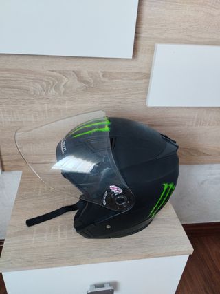 Casco moto.