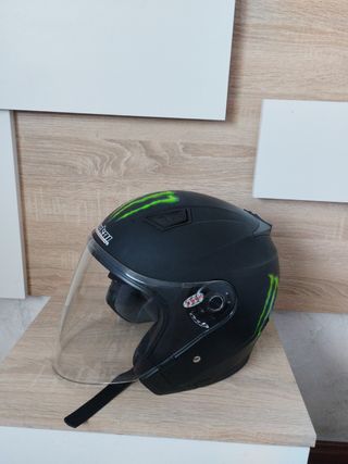 Casco moto.