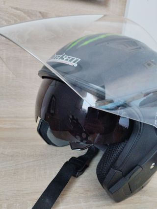 Casco moto.