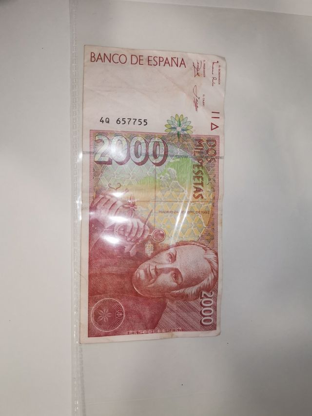 Billete de 2000 pesetas