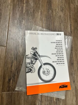 Manual de instruciones Ktm exc 2012