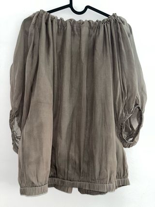 Blusa bambo vaporosa con lazo