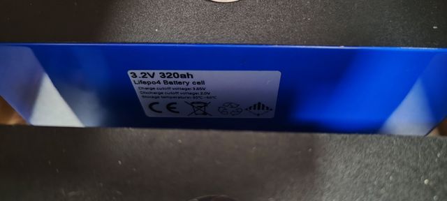 Batería lifepo4 320ah 3,2v precio por unidad