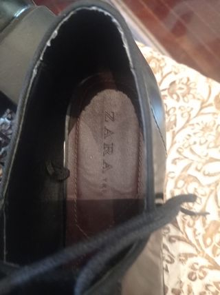 Zapatos cordones Zara