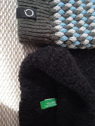 Lote Dos gorros lana