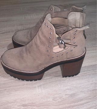 Botas bajas con tacon