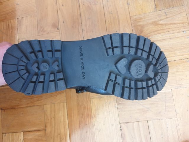 Botas niña de cuero