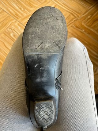 Botas caña alta piel 