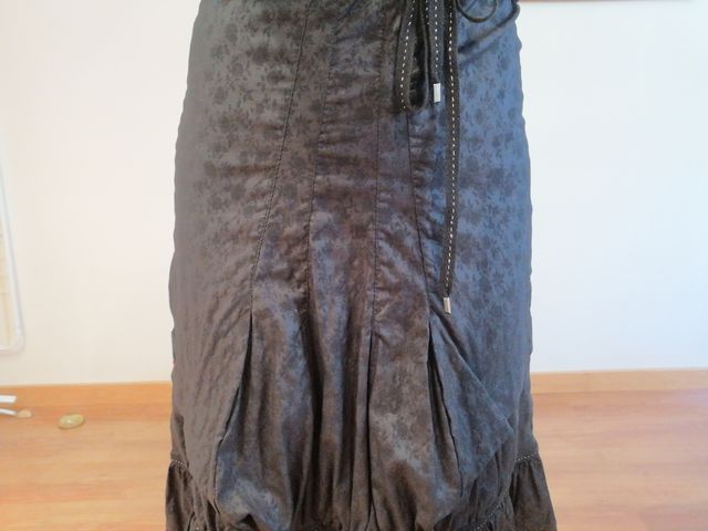 Vestido negro vintage