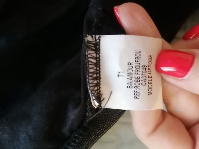 Vestido negro vintage