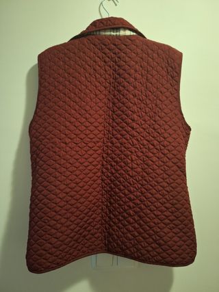 Chaleco burdeos talla M