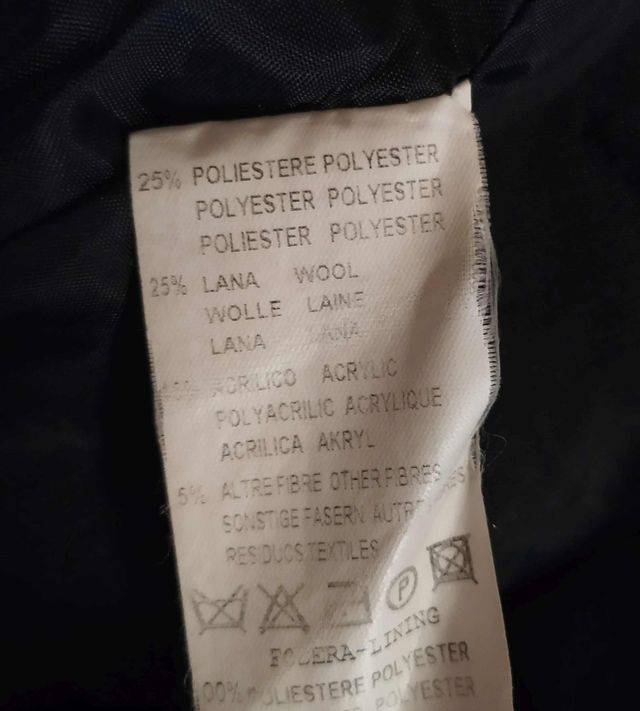 Cappotto uomo antracite taglia 48