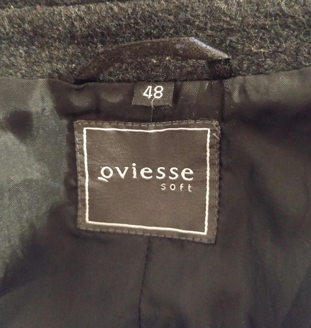 Cappotto uomo antracite taglia 48