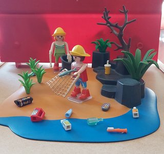 Playmobil Isla Poseidon con buzos y accesorios